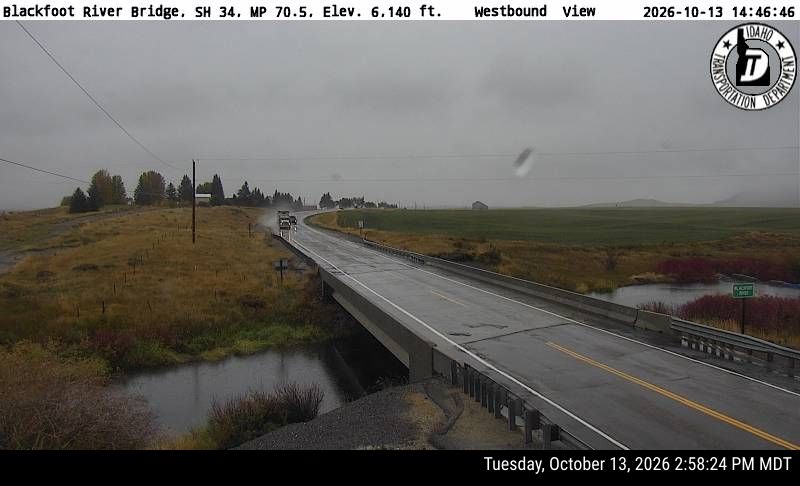 SH-34 Blackfoot River Bridge, view 3