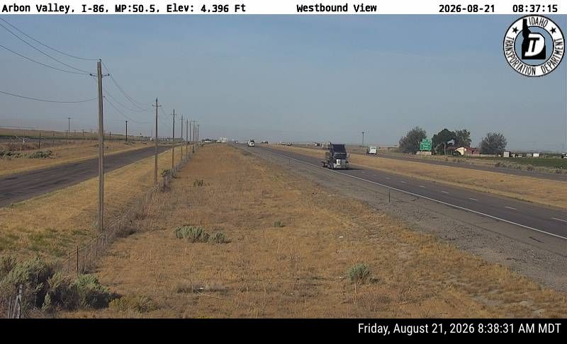 I-86 Arbon Valley, Idaho Webcam - westbound