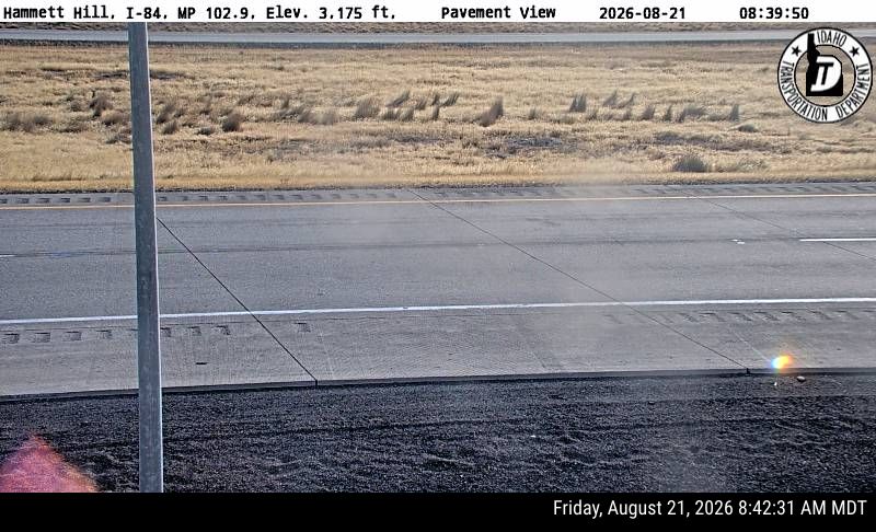 I-84 Hammett Hill Webcam Near Hammett, ID roadway