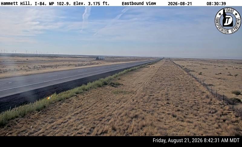 I-84 Hammett Hill Webcam Near Hammett, ID eastbound