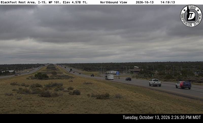 I-15 Blackfoot Rest Area, view 1