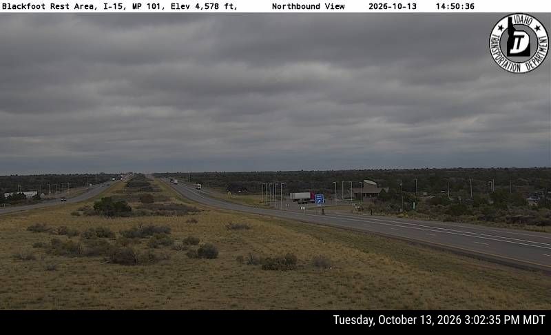 I-15 Blackfoot Rest Area, view 1