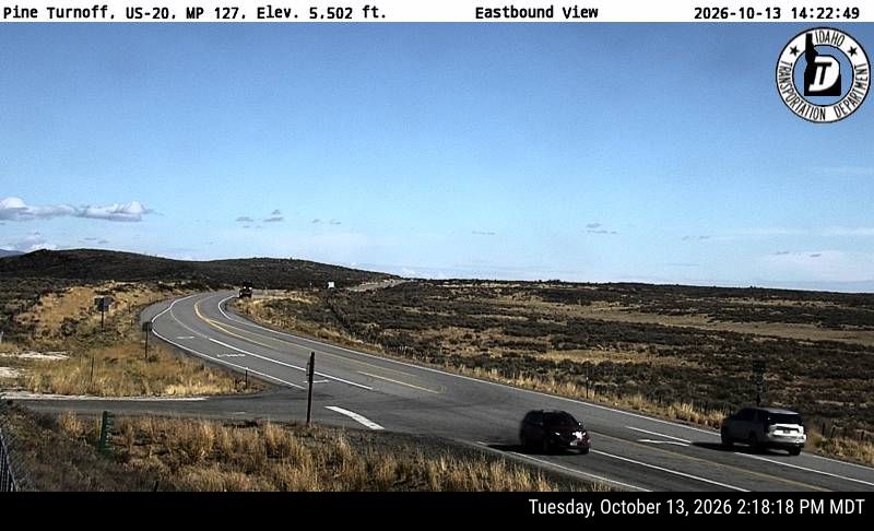 US-20 Pine Turnoff, view 1