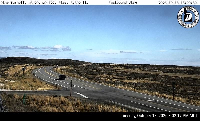 US-20 Pine Turnoff, view 1