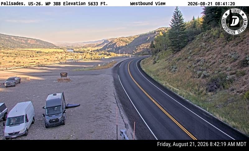US-26 Palisades Webcam Near Irwin, Idaho – westbound