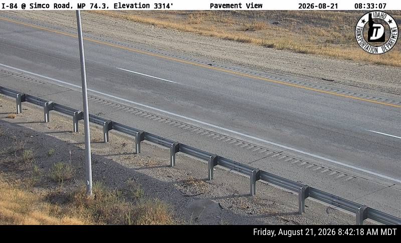 Webcam view of I-84 at Simco Road in Idaho