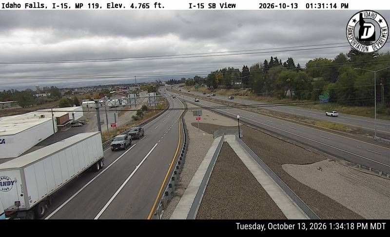 I-15 Idaho Falls, view 1