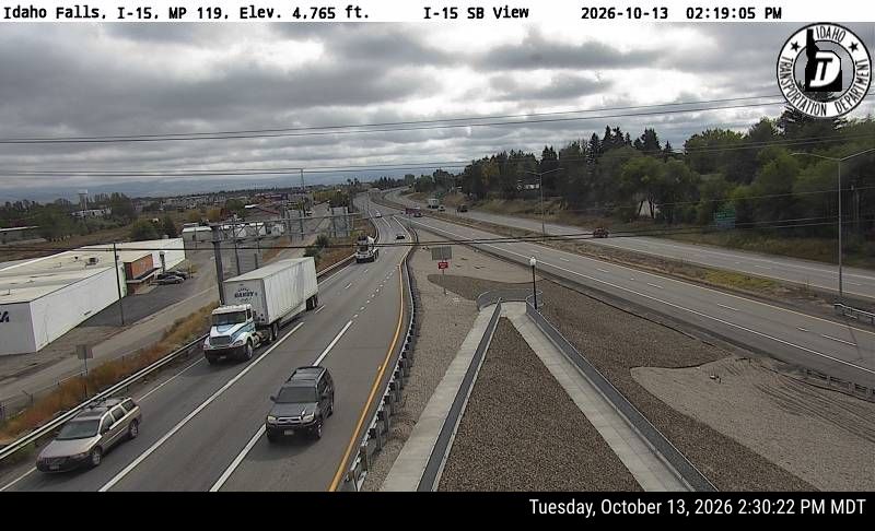 I-15 Idaho Falls, view 1