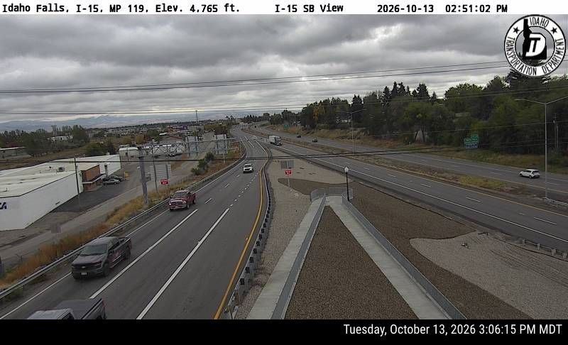 I-15 Idaho Falls, view 1