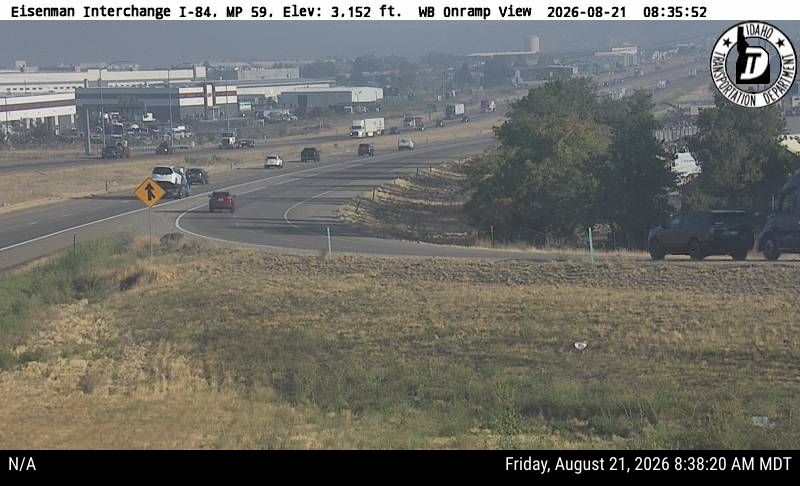 I-84 Eisenman Interchange Webcam (MP 59) Idaho – WB On Ramp
