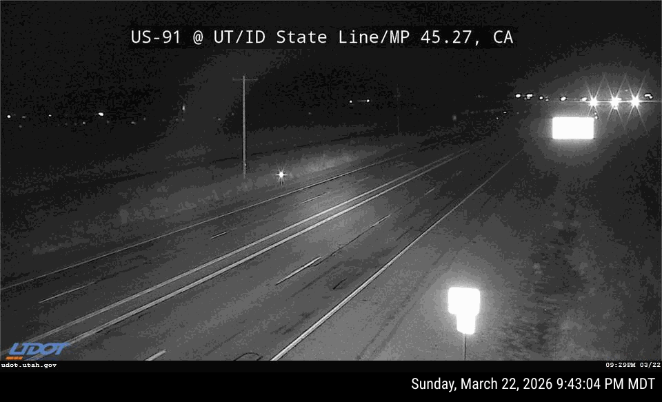 US-91 ID/UT State Line, UT live webcam
