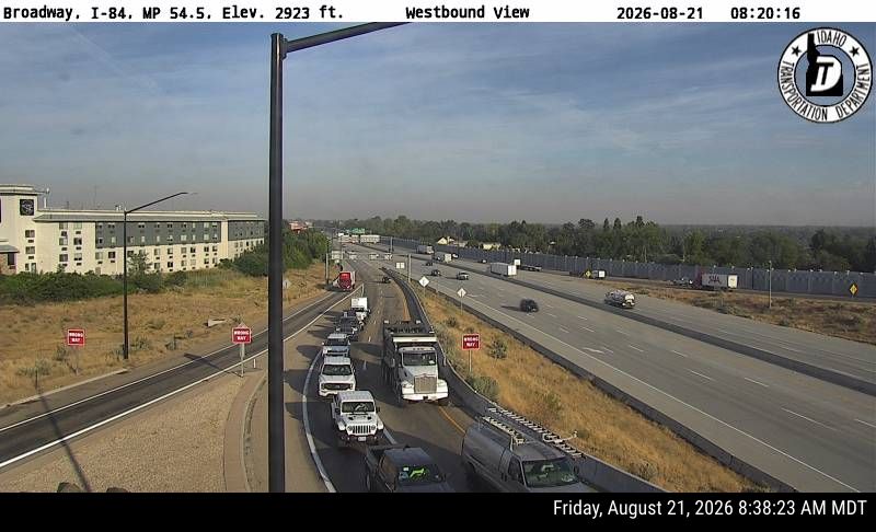 I-84 Webcam at Broadway Avenue in Boise, ID – Traffic & Weather